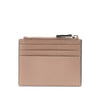rockstud grained leather coin purse