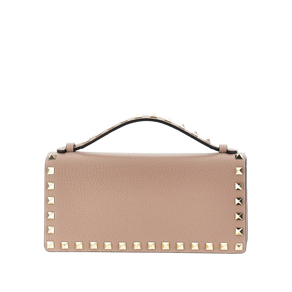 VALENTINO GARAVANI OS grained leather rockstud pouch