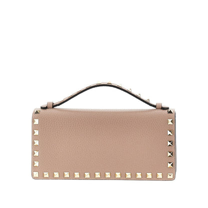 VALENTINO GARAVANI OS grained leather rockstud pouch