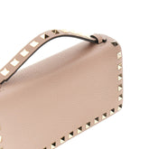 VALENTINO GARAVANI OS grained leather rockstud pouch