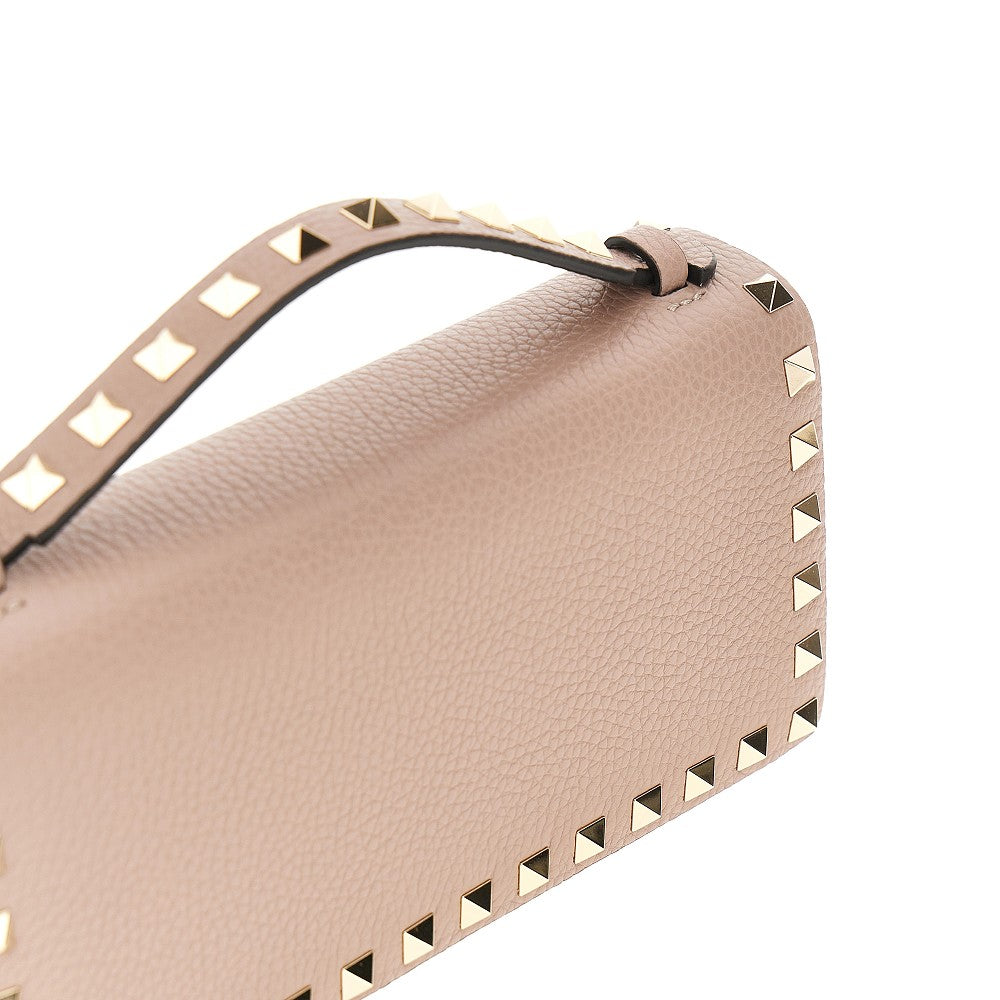 VALENTINO GARAVANI OS grained leather rockstud pouch