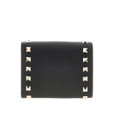 VALENTINO GARAVANI OS rockstud leather tri-fold wallet