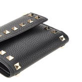 VALENTINO GARAVANI OS rockstud leather tri-fold wallet