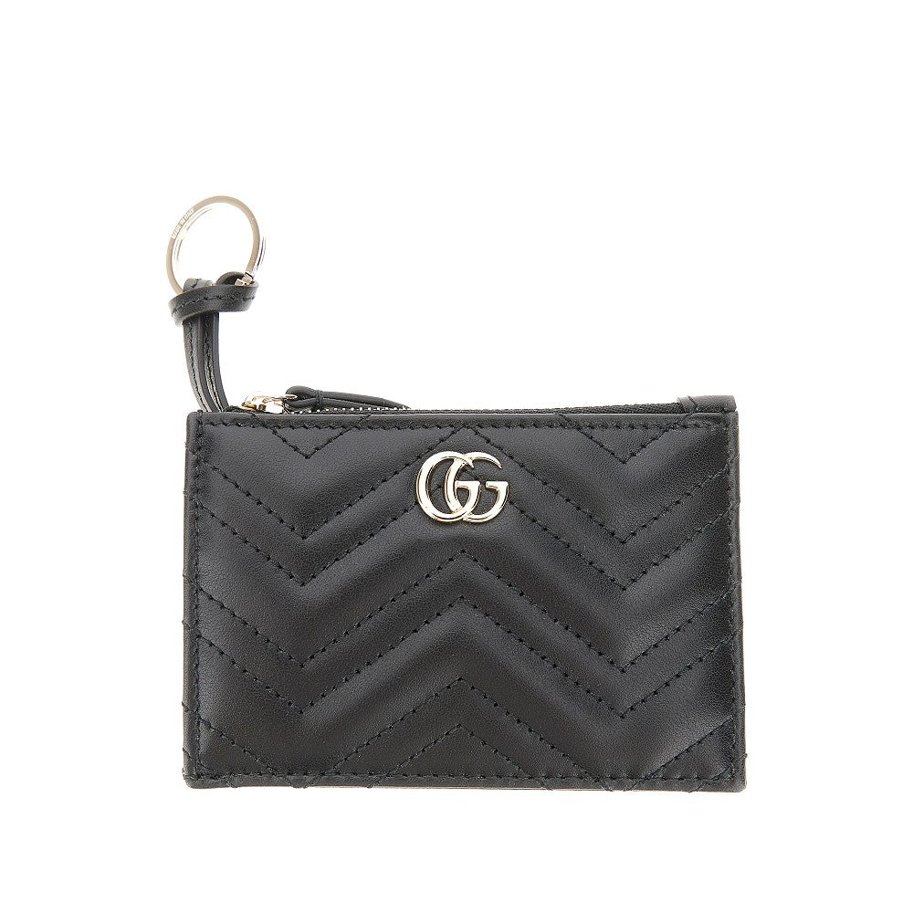 GUCCI OS leather gg marmont key holder