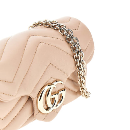 GUCCI OS nappa leather gg marmont mini bag