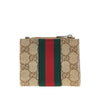 gg fabric wallet with web ribbon