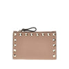 leather rockstud bi-fold carholder
