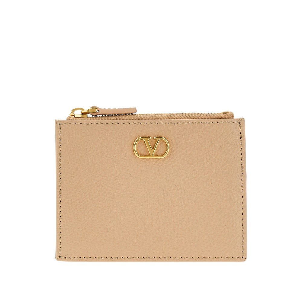 vlogo signature leather cardholder