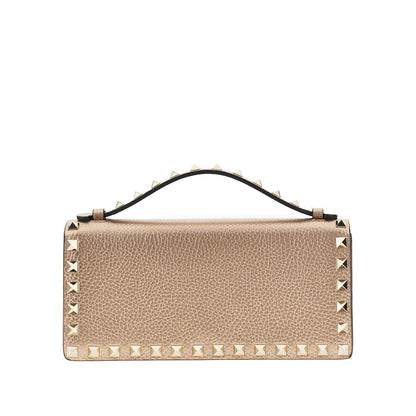 VALENTINO GARAVANI OS rockstud clutch wallet with chain