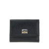 dauphine leather french flap wallet