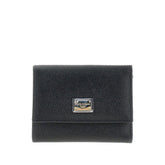 DOLCE&GABBANA OS dauphine leather french flap wallet