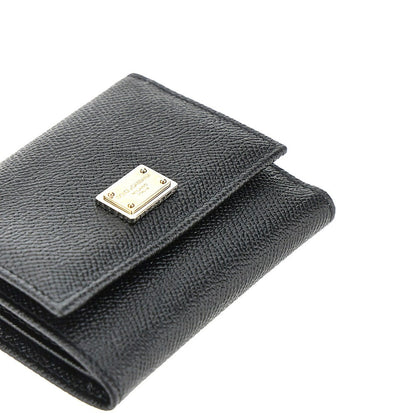 DOLCE&amp;GABBANA OS dauphine leather french flap wallet