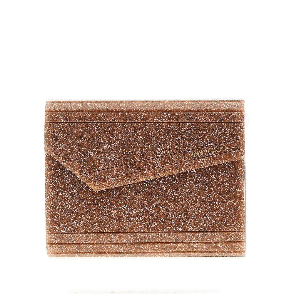 JIMMY CHOO OS candy glittered clutch
