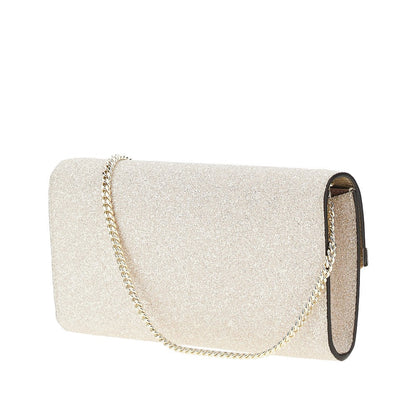 JIMMY CHOO OS emmie glittered pouch