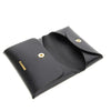 folded leather coin purse