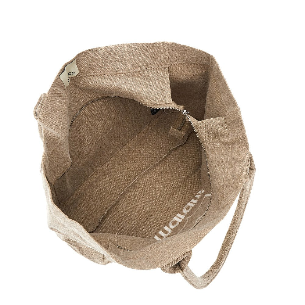 ISABEL MARANT OS yenky zipped canvas tote bag