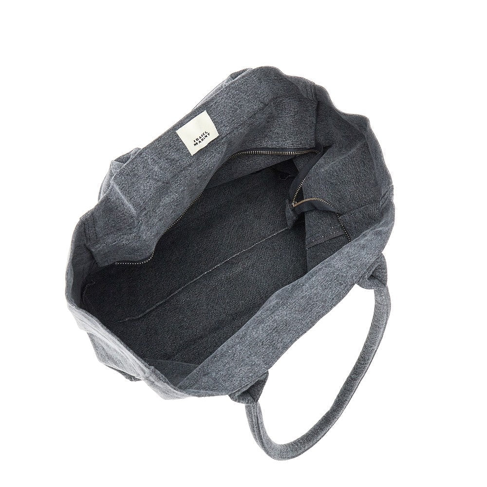 ISABEL MARANT OS yenky zipped canvas tote bag