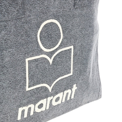 ISABEL MARANT OS yenky zipped canvas tote bag