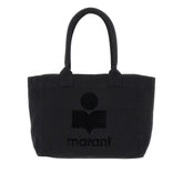 ISABEL MARANT OS yenky zipped canvas tote bag
