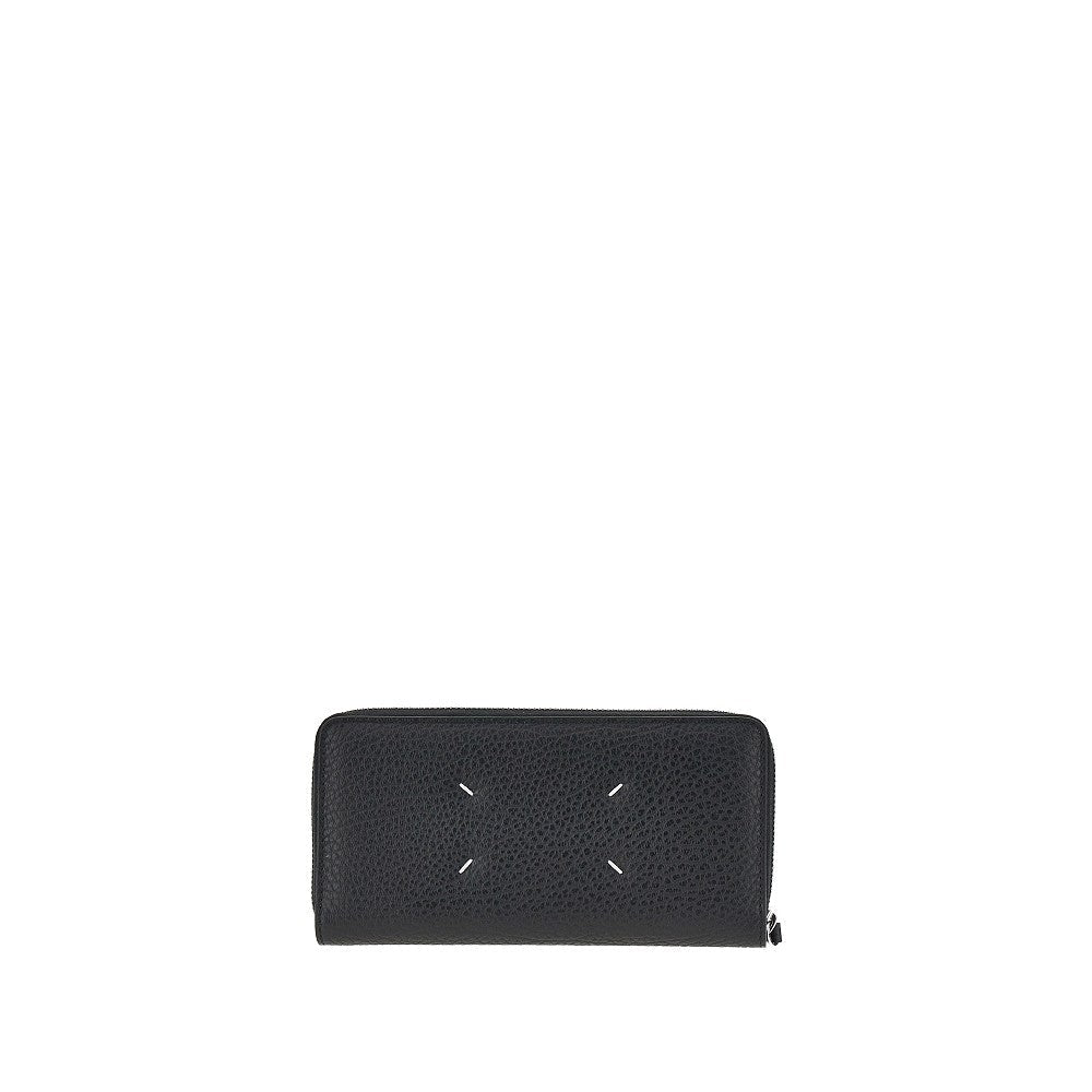 MAISON MARGIELA OS grained leather zip-around wallet