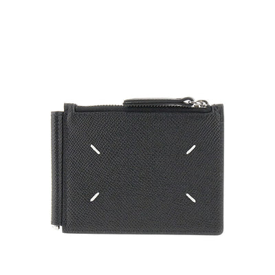 four stitches leather booklet wallet