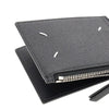 four stitches leather booklet wallet