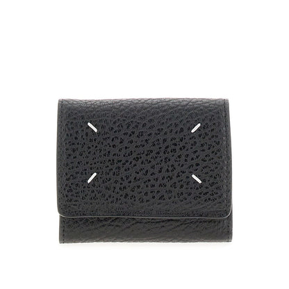 MAISON MARGIELA OS four stitches grain leather wallet