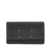 MAISON MARGIELA OS four stitches leather clutch with chain