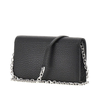 MAISON MARGIELA OS four stitches leather clutch with chain