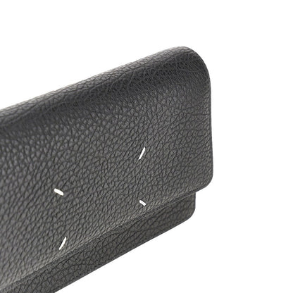 MAISON MARGIELA OS four stitches leather clutch with chain