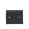 four stitches grain leather wallet