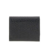four stitches grain leather wallet
