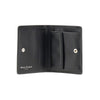 four stitches leather bi-fold wallet