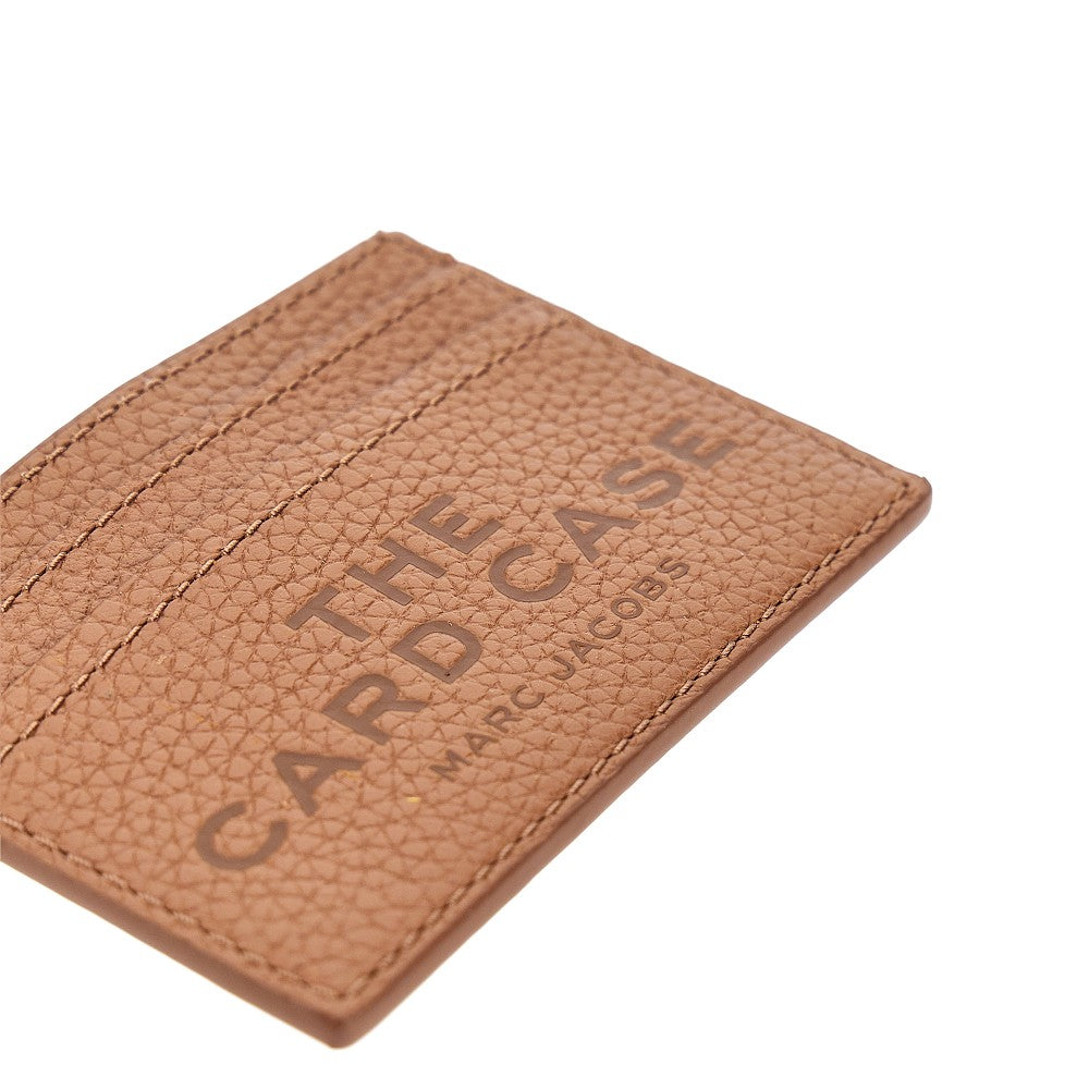 grain leather cardholder