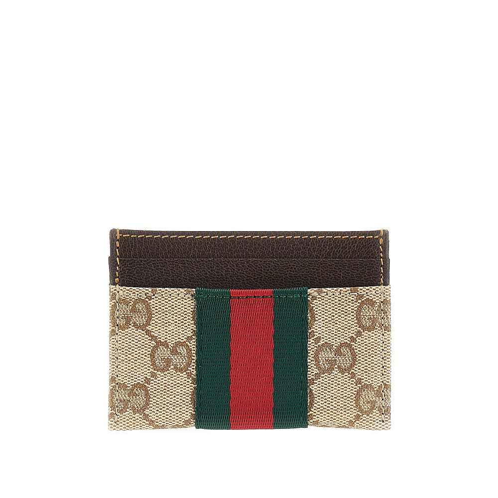 gg fabric card holder with web ribbon