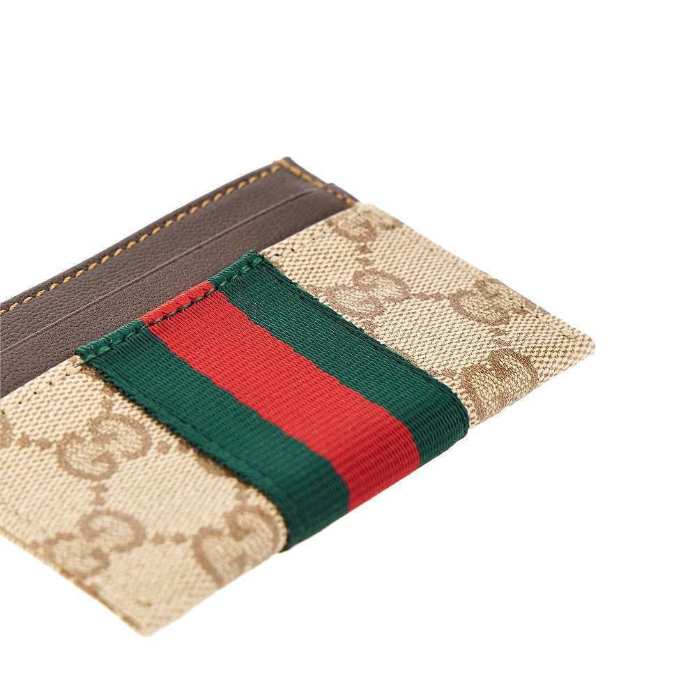 gg fabric card holder with web ribbon