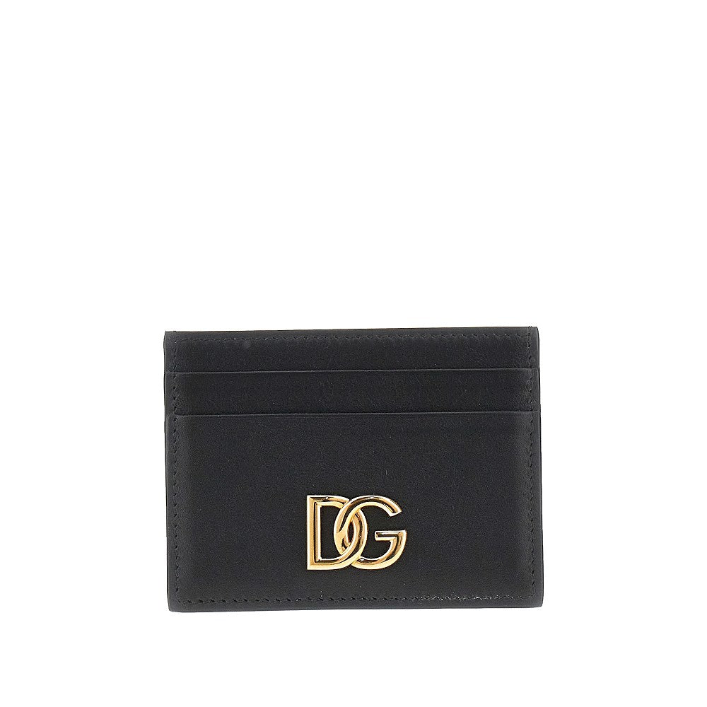 leather cardholder with dg logo