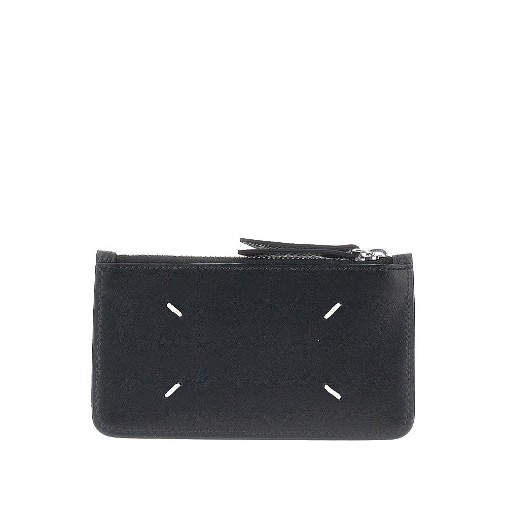 MAISON MARGIELA OS four stitches leather coin-holder pouch