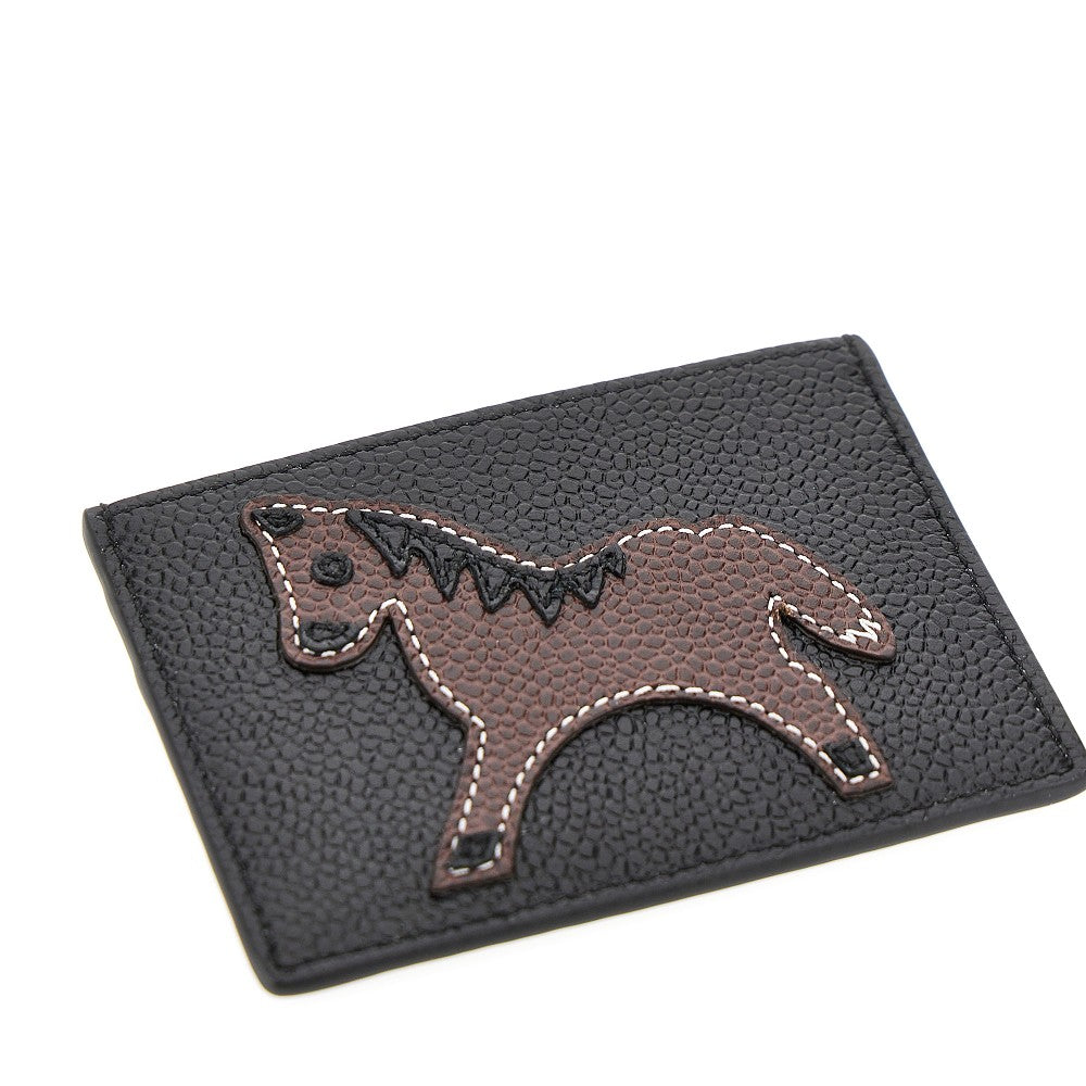 horse applique cardholder