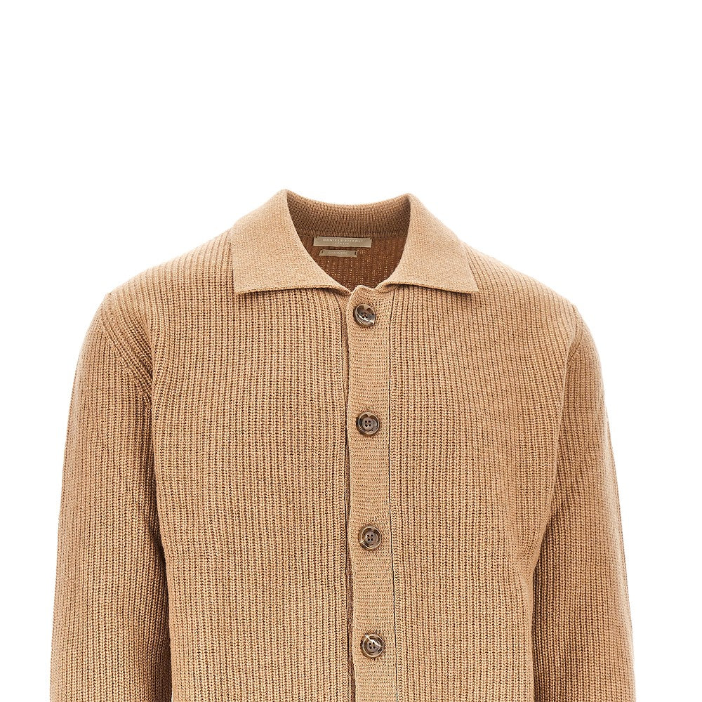 upcycled cashmere cardigan