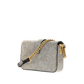 PINKO OS love one slouchy baby bag with rhinestone