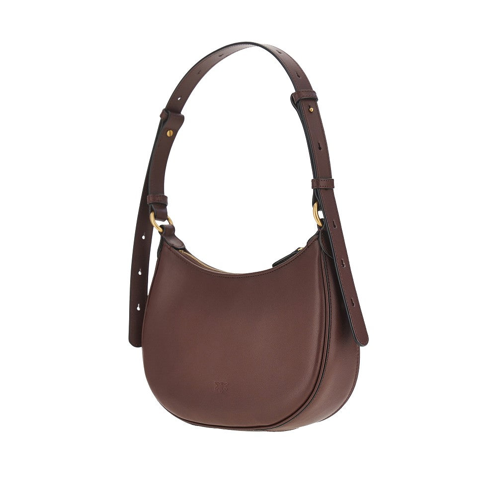 PINKO OS leather love one slouchy baby bag
