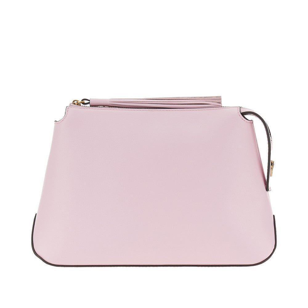 PINKO OS leather pouch with tassel