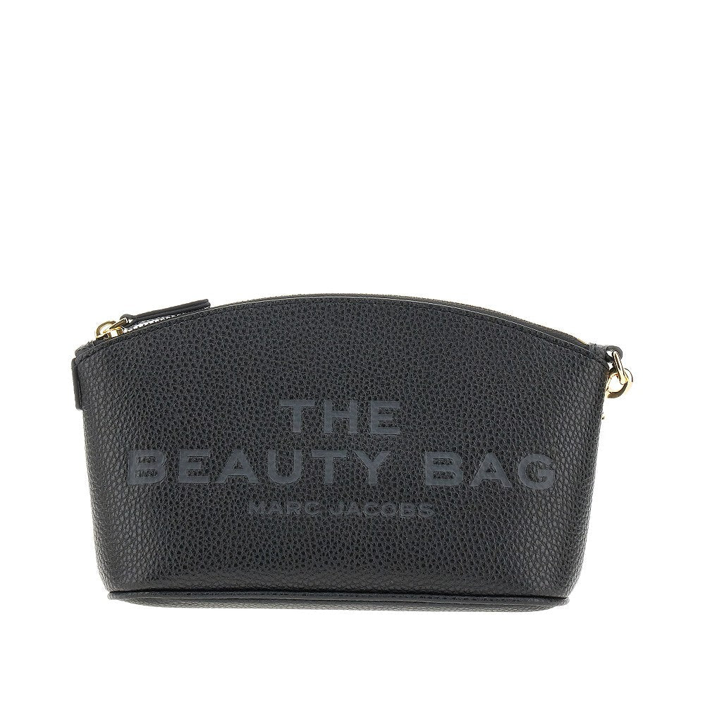 grain leather beauty bag