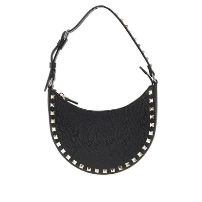 VALENTINO GARAVANI OS grain leather mini rockstud hobo bag