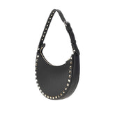 VALENTINO GARAVANI OS grain leather mini rockstud hobo bag