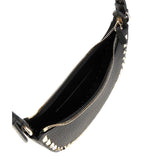 VALENTINO GARAVANI OS grain leather mini rockstud hobo bag