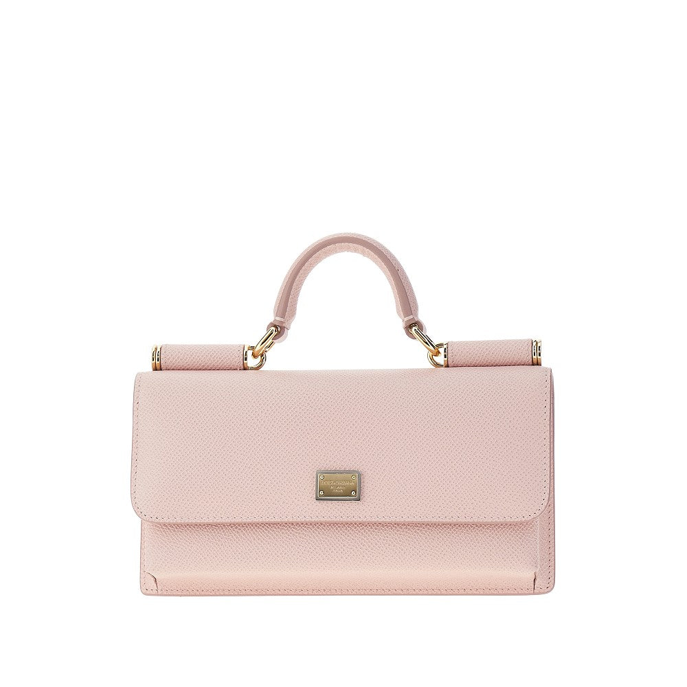 dauphine print leather mini bag