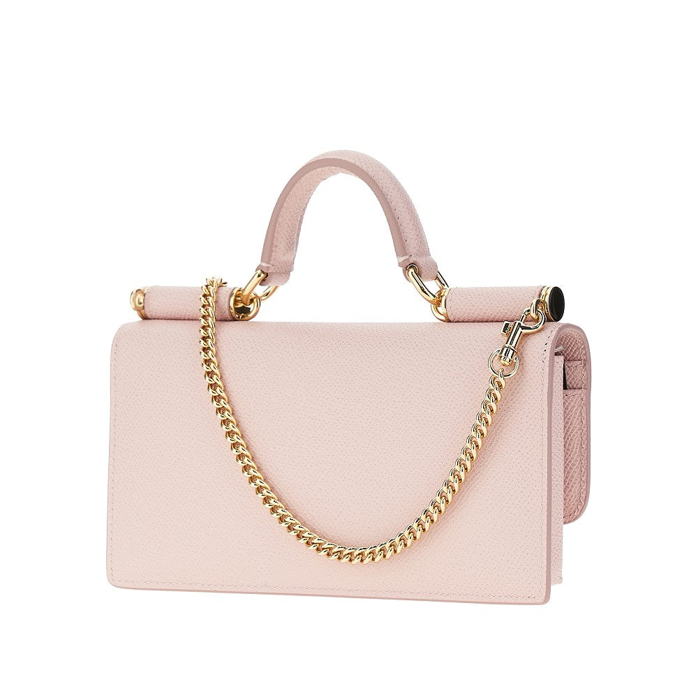 dauphine print leather mini bag