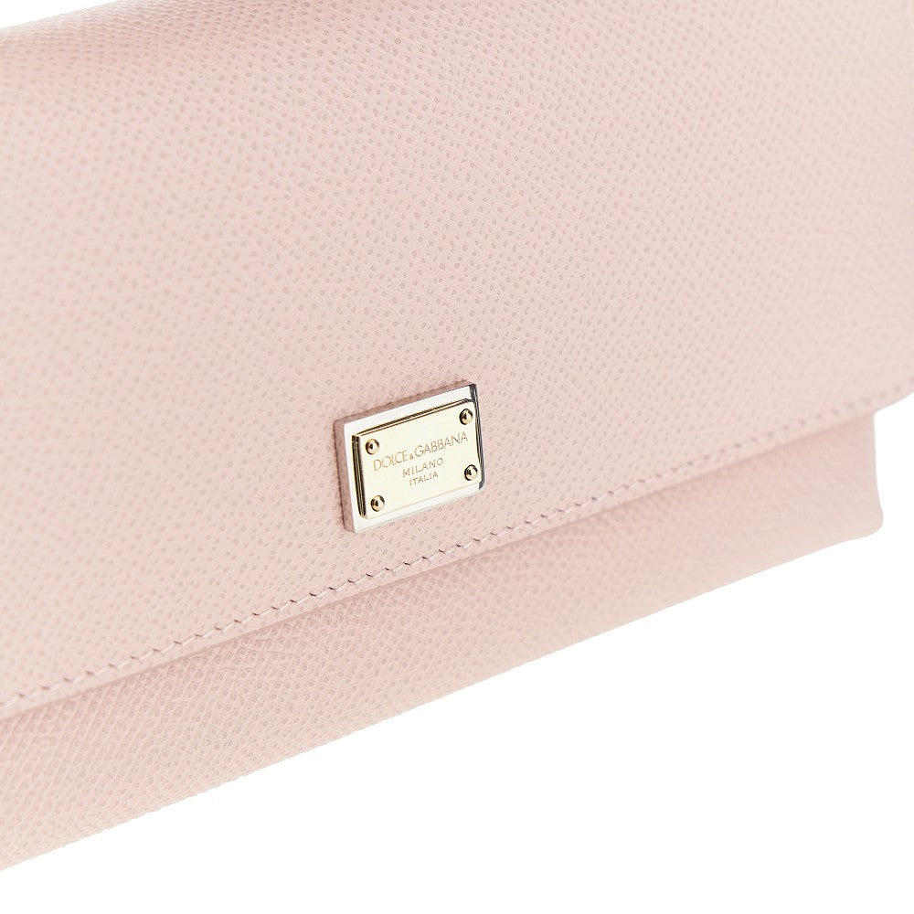 dauphine print leather mini bag